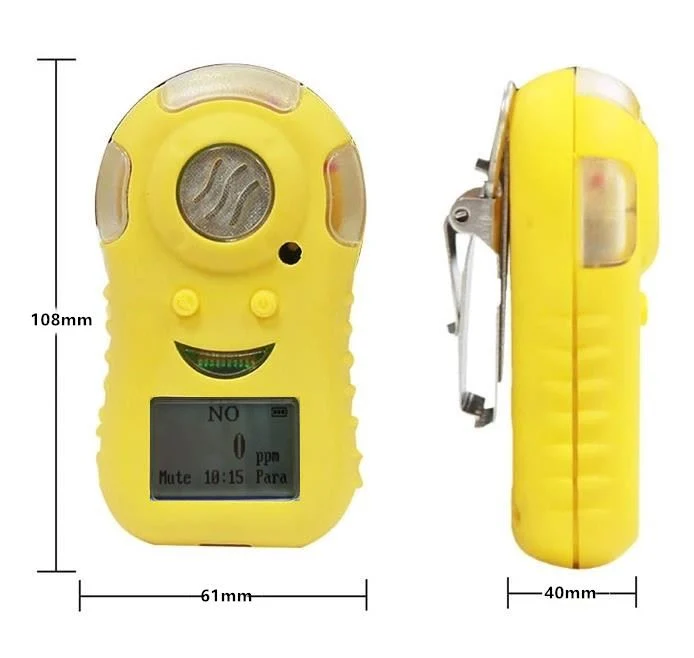 Portable Single Gas Monitor Detector with LCD Display and PC Shell