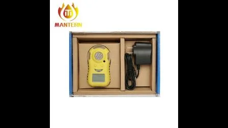 Portable Single Gas Monitor Detector with LCD Display and PC Shell