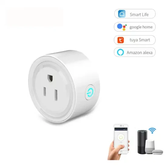 Us EU Plug PC V0 Flame Retardant Material WiFi Power Socket Plug