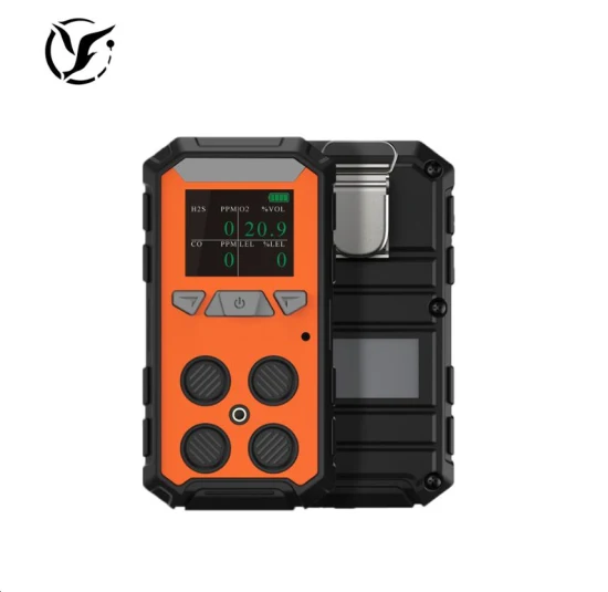 Co O2 H2s Lel Portable 4 in 1 Gas Detector