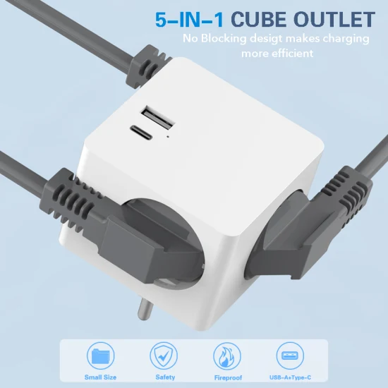 USB Adapter Sp-170A EU Plug 20W Pd Type C Smart Power Cube